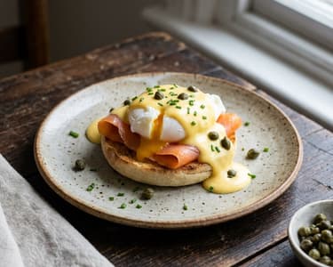 Eggs Benedict with Smoked Salmon | Gourmet Brunch Classic