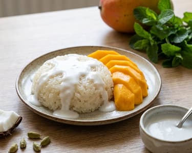 Mango Sticky Rice | Exotic Thai Dessert