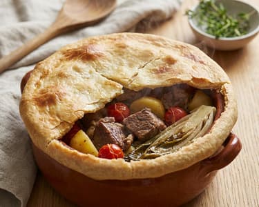 Matera Lamb Stew with Pecorino and Vegetables