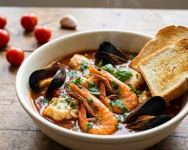 Taranto-Style Fish Soup with Seafood