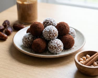 Sweet Chickpea Balls | Healthy Snack