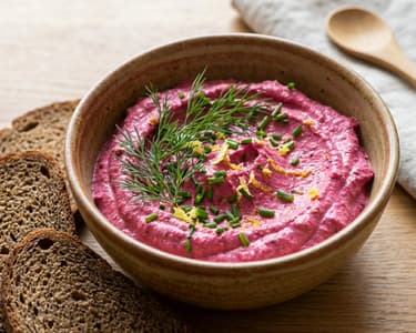 Creamy Beetroot Spread with Tofu