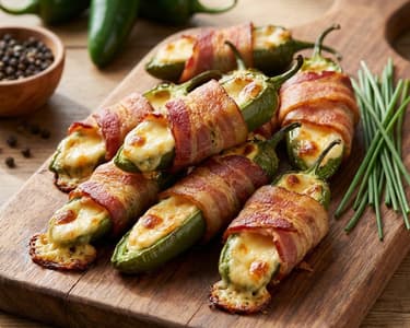 Stuffed Jalapeños with Bacon