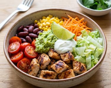 Mexican Bowl with Chicken & Avocado