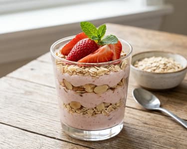 Fruity Strawberry Quark Parfait