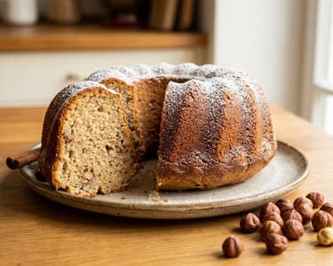 Juicy Nut Gugelhupf with Cinnamon