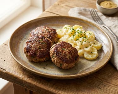 Juicy Minced Meat Patties from the Oven