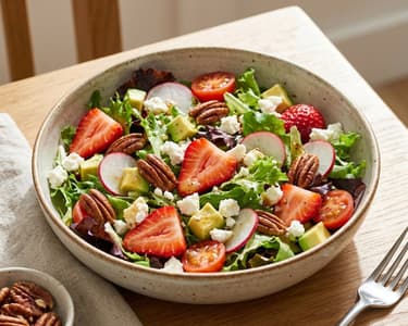 Strawberry Salad with Feta and Avocado