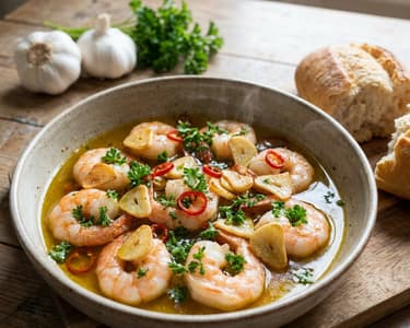 Gambas al Ajillo | Spanish Garlic Prawns