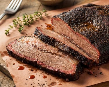 Texas BBQ Brisket | Juicy & Smoky