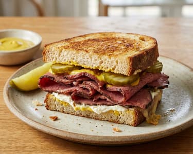Classic New York Pastrami Sandwich