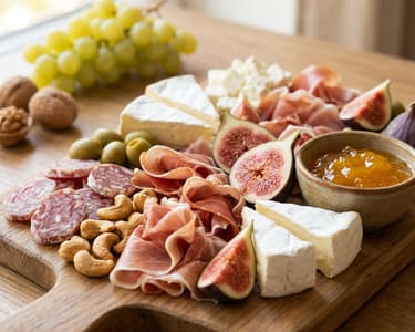 Charcuterie Board with Prosciutto and Figs