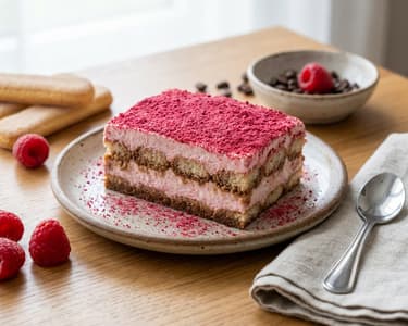 Raspberry Tiramisu
