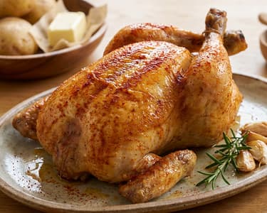 Crispy Roast Chicken with Paprika & Butter