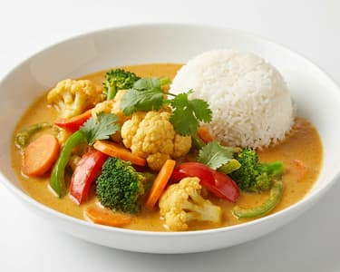 Creamy Vegetable Curry with Coconut Milk