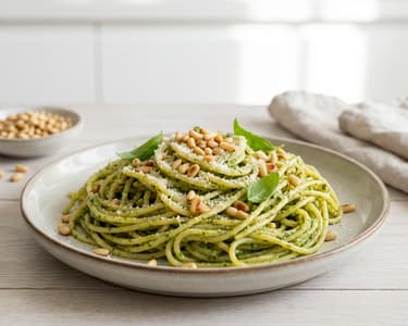 Pasta mit Pesto Genovese