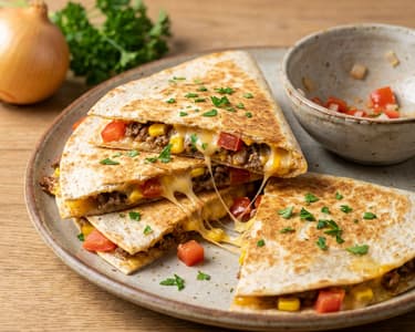Quesadilla with Minced Beef