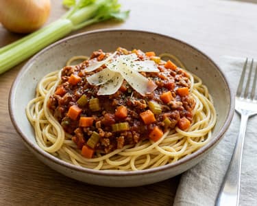 Bolognese mit Putenfaschiertem