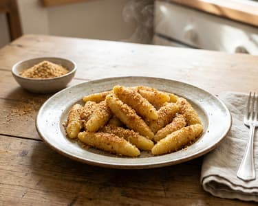 Potato Wuzerl with Breadcrumbs