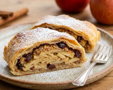 Traditional Viennese Apple Strudel