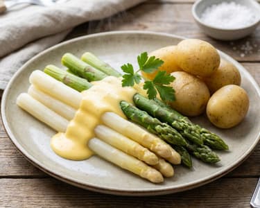 Asparagus with Hollandaise Sauce | Spring Classic