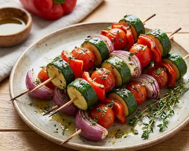 Grilled Vegetable Skewers | Colorful Grilling Delight