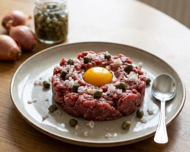 Classic Beef Tartare from Beef Fillet