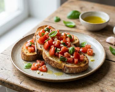 Bruschetta al pomodoro | Klassisch & Knusprig