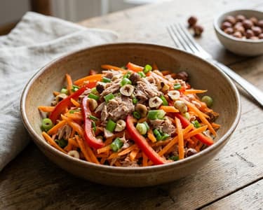 Carrot Salad with Tuna
