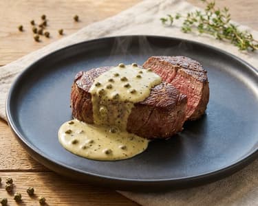 Beef Fillet Steak with Pepper Sauce