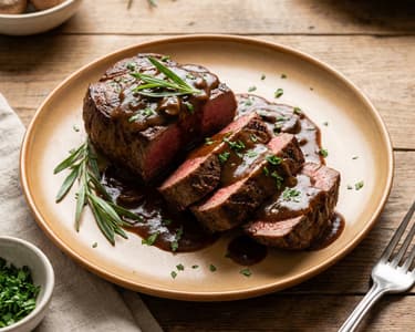 Chateaubriand | Tender Beef Fillet with Mushroom Sauce