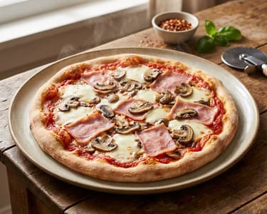Pizza Capricciosa | Crispy Classic with Leg Ham