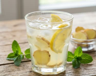 Homemade Ginger Lemonade