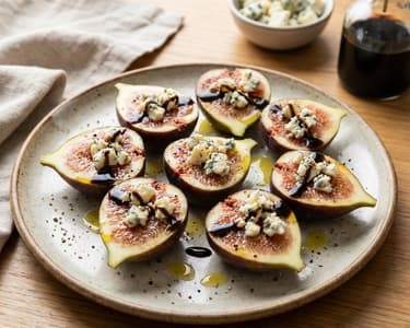 Figs with Blue Cheese | Quick Gourmet Appetizer