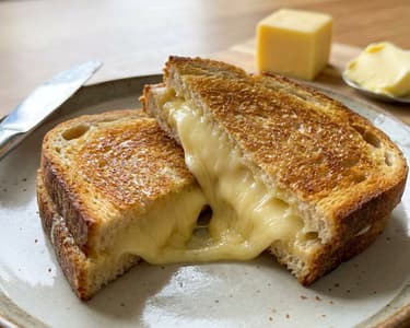 Grilled Cheese Sandwich | Crispy & Golden Brown