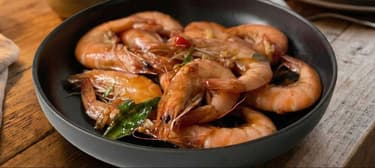 Garnelen mit Tamarindensauce