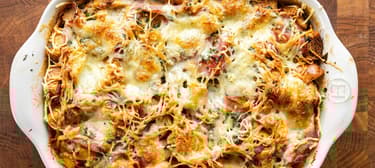 Herzhafter Brotauflauf