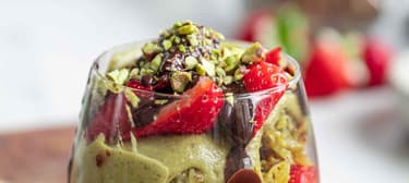 Dubai Desert mit Erdbeeren