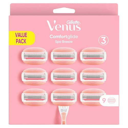 Gillette Venus Comfortglide Spa Breeze system blades 9er Big Pack