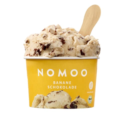 NOMOO Bio Bananen-Schokoladen-Eis