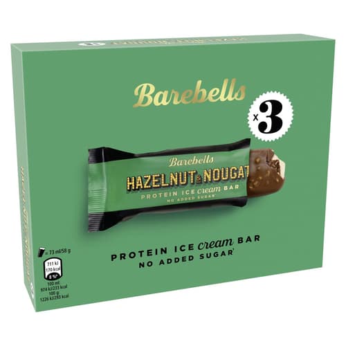Barebells Proteineisriegel Hazelnut Nougat 3x 73ml