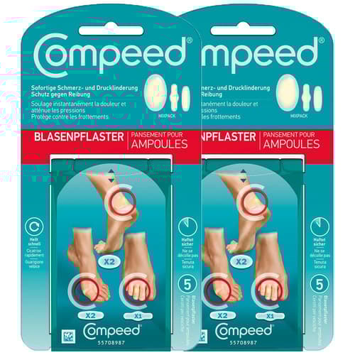 Darf Man Compeed Blasenpflaster Auf Offene Blasen Kleben Compeed Mixpack Blasenpflaster 10 Stk.
