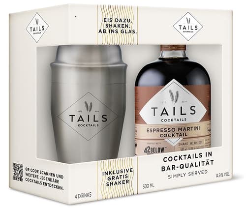 Tails Espresso Martini + Tails Shaker