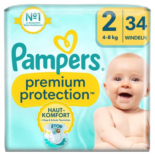 Pampers Premium Protection Größe 2, 4kg8kg