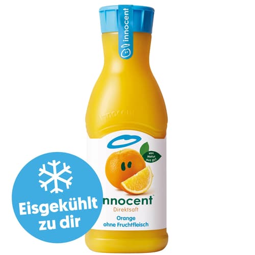 Innocent orange juice without pulp