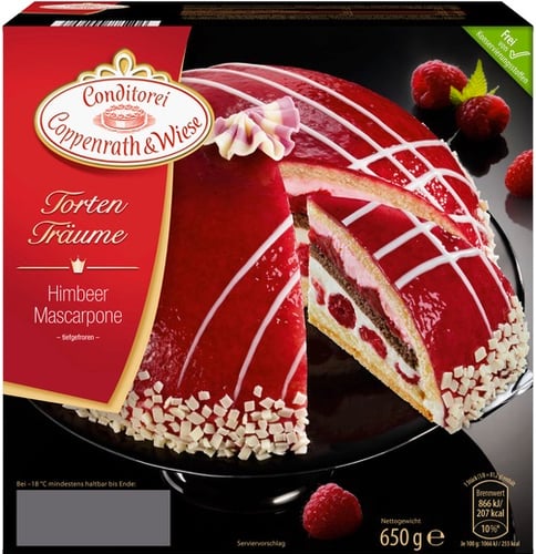 coppenrath wiese himbeer mascarpone torte