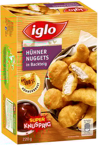 Iglo Huhner Nuggets In Backteig Gurkerl At Dein Neuer Online Markt