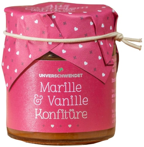 Unverschwendet Marille & Vanille Konfitüre