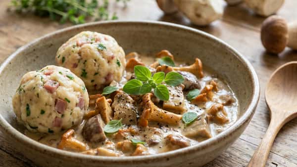 Goldgelber Herbst auf dem Teller: Das perfekte Wiener Eierschwammerlgulasch