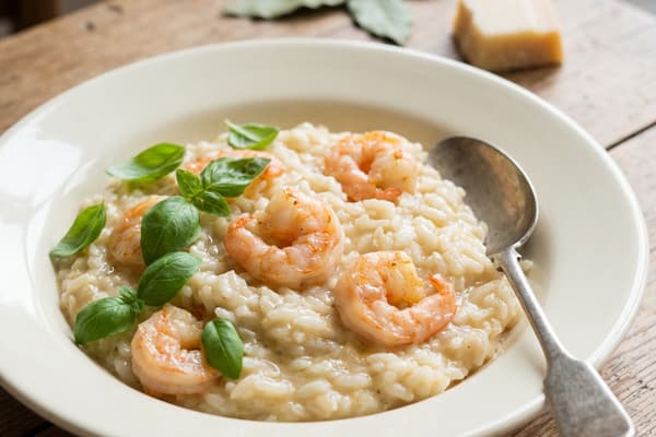 Risotto with Prawns